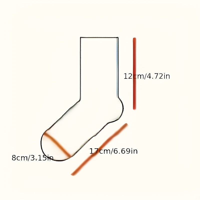10-Pack: Soft Comfortable Tube Socks