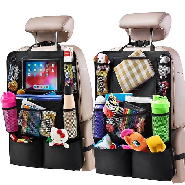 2-Piece Car Seat Organizer Bag