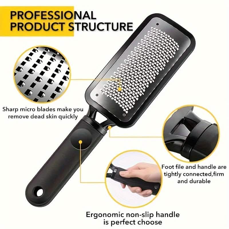 4-Piece Stainless Steel Foot File Set