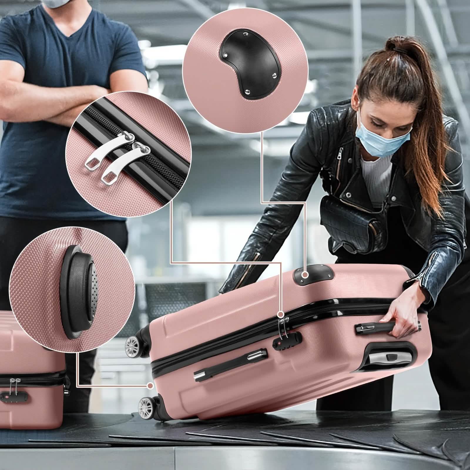 3-Piece Hard Shell Luggage Set