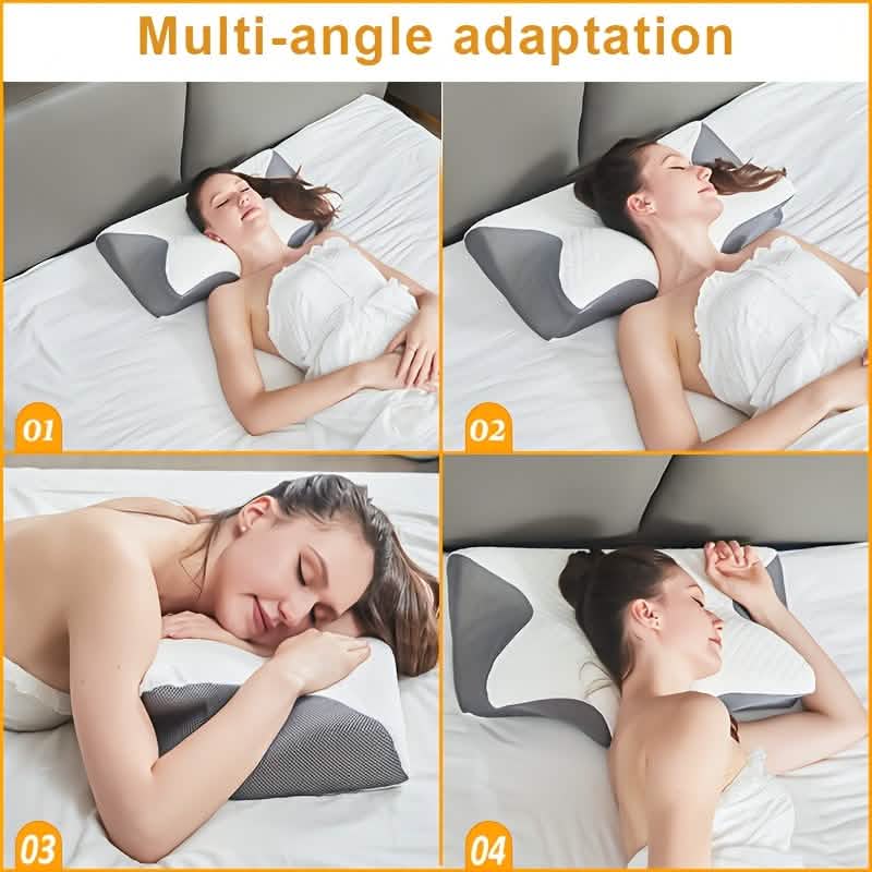 Ergonomic Memory Foam Neck Pillow