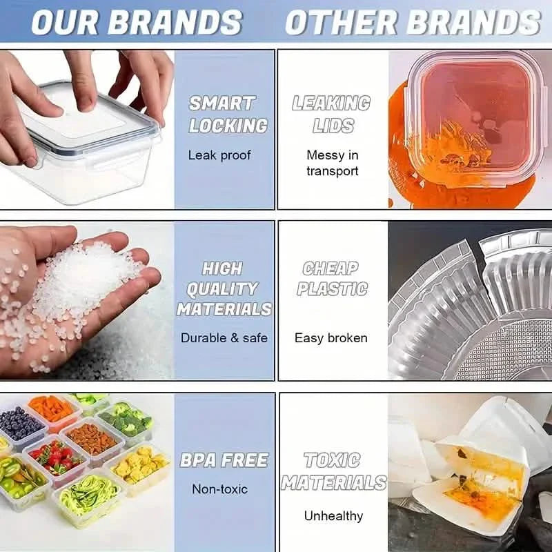 48-Piece Stackable BPA-Free Food Storage Set