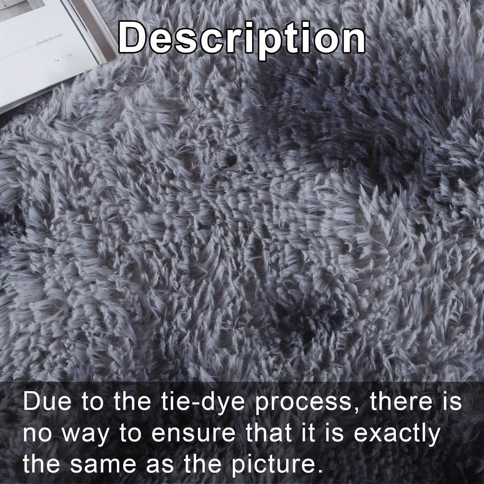 Light Gray Shaggy Area Rug