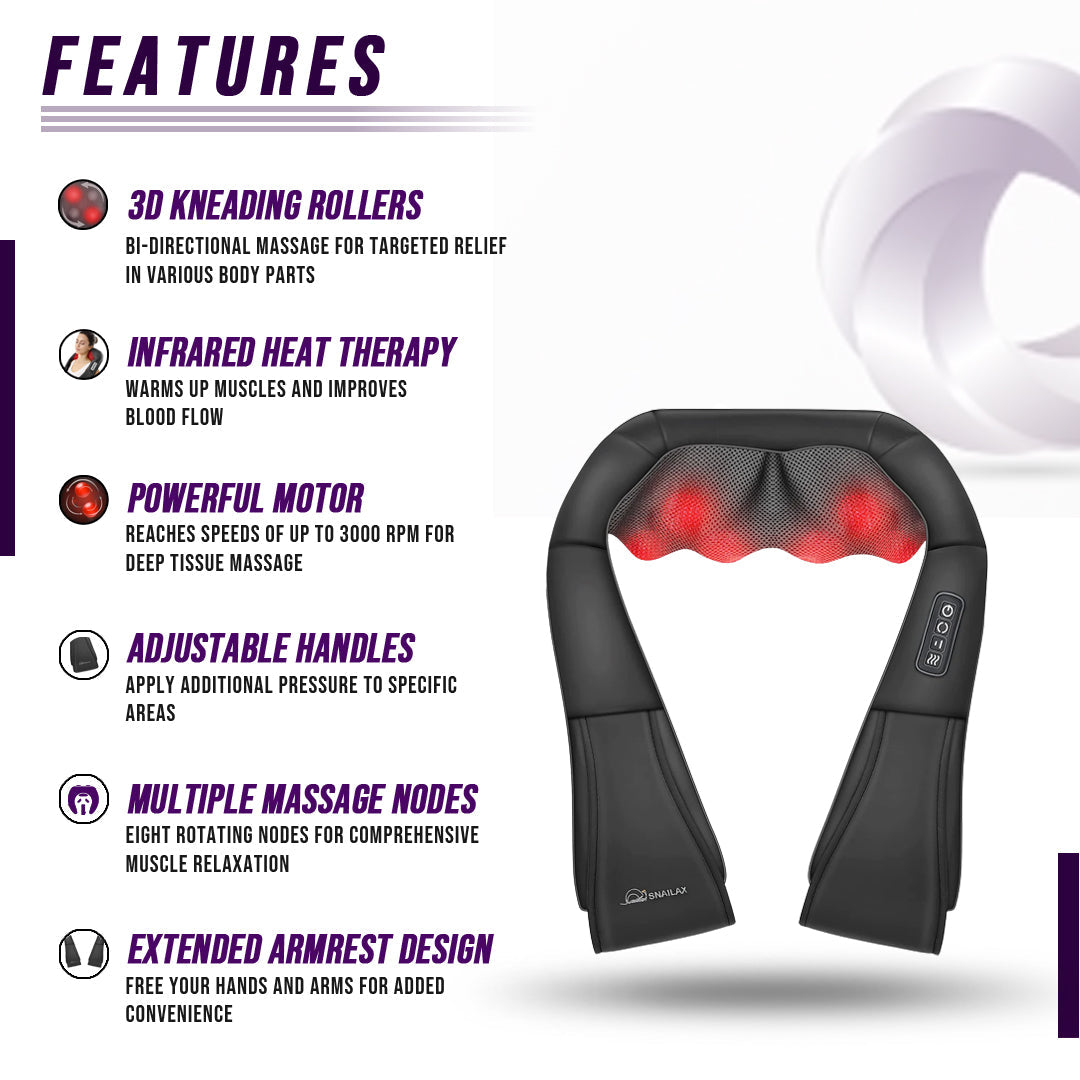 Neck & Shoulder Massager with Heat