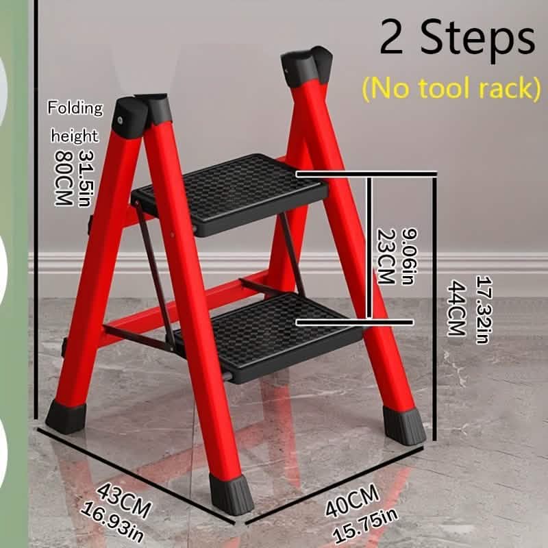 2-Step Heavy-Duty Folding Ladder