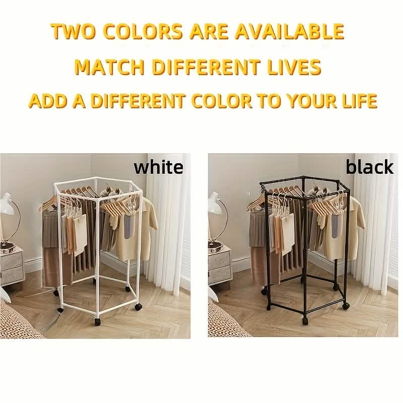 360° Rotating Freestanding Clothing Rack
