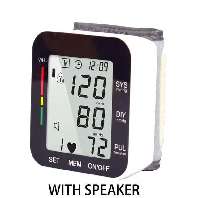 Digital Wrist Blood Pressure Monitor