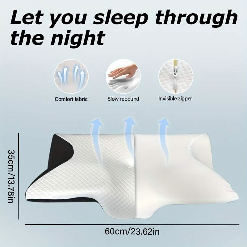 Ergonomic Memory Foam Neck Pillow