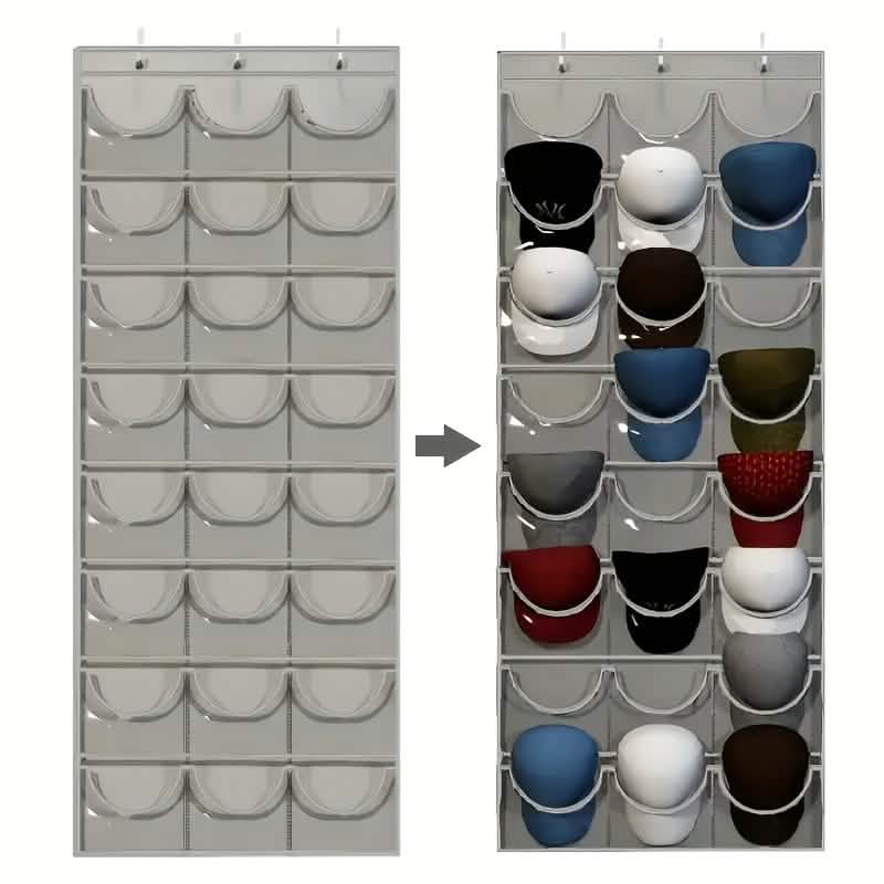 24-Grid Hanging Door Organizer