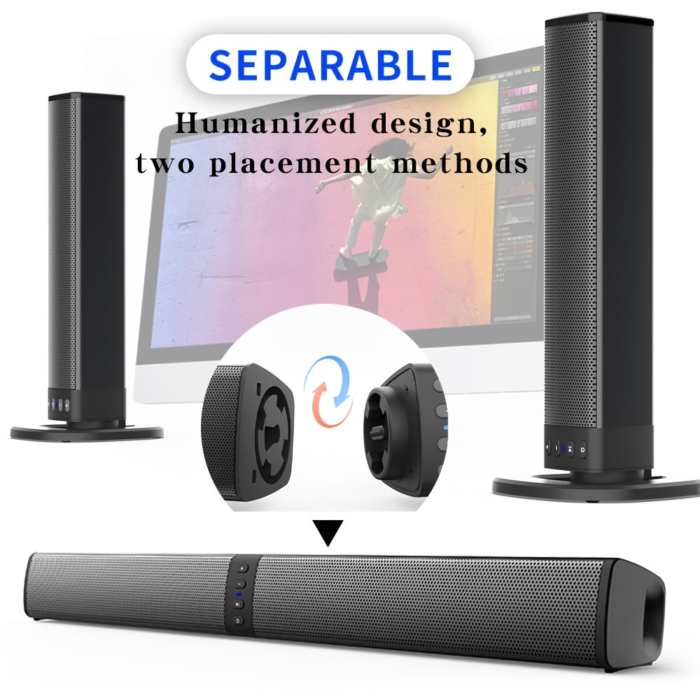 2-in-1 Wireless Soundbar for TV